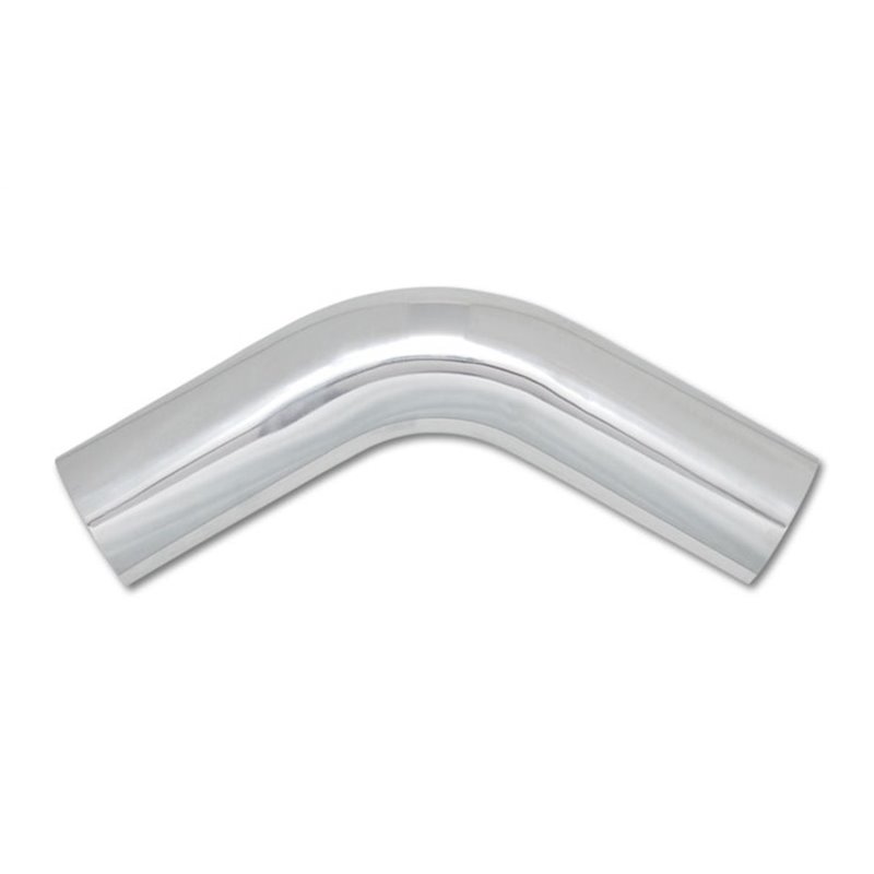 Vibrant 3in O.D. Universal Aluminum Tubing (60 degree Bend) - Polished