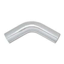 Vibrant 4in O.D. Universal Aluminum Tubing (60 degree Bend) - Polished