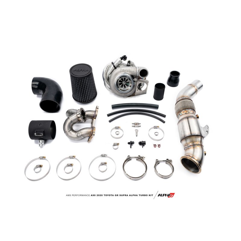 AMS Performance A90 2020 Toyota GR Supra Alpha 8 GTX3582 GEN II Turbo Kit 49 State Legal EPA Catted