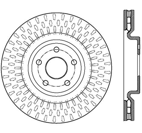 StopTech 12-13 Jeep SRT8 Front Right Slotted Sport Brake Rotor