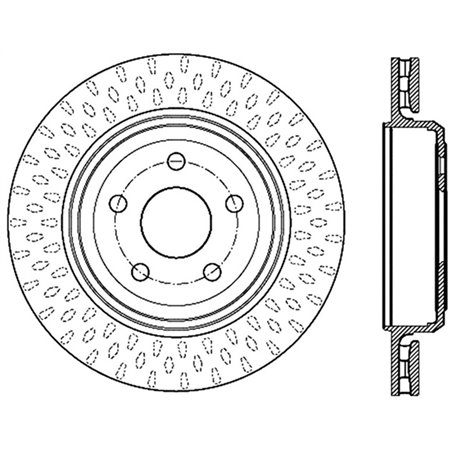 StopTech 12-13 Jeep SRT8 Rear Left Slotted Sport Brake Rotor