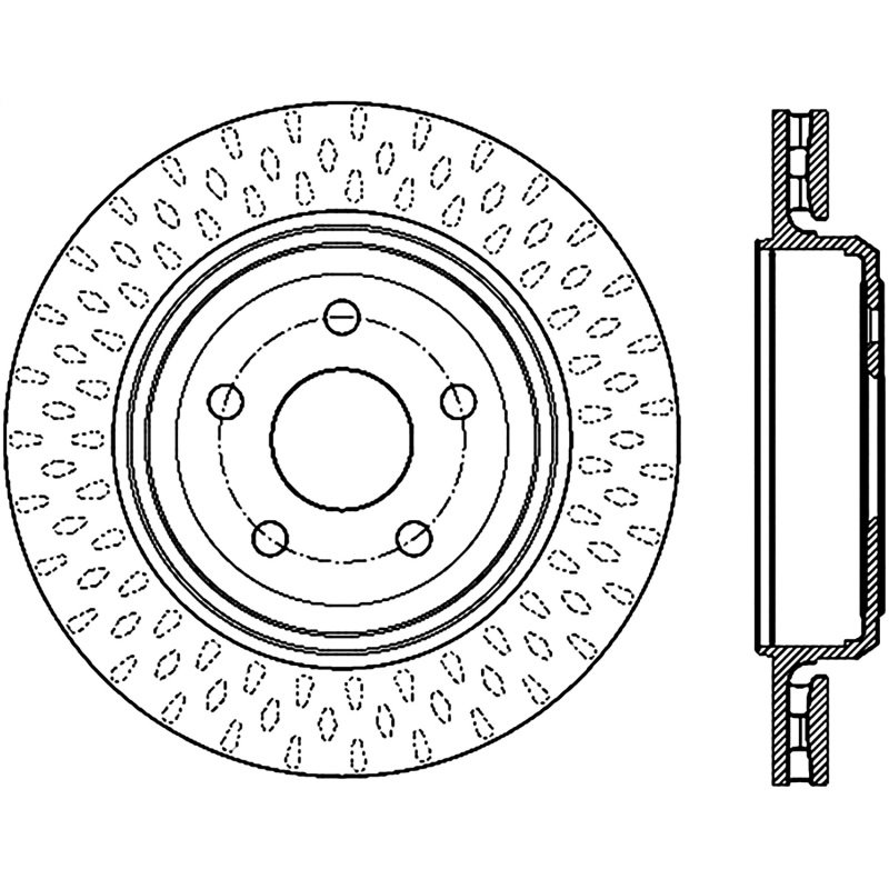 StopTech 12-13 Jeep SRT8 Rear Right Slotted Sport Brake Rotor