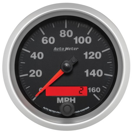 Autometer Electric Programmable 85.7mm Speedometer 160MPH