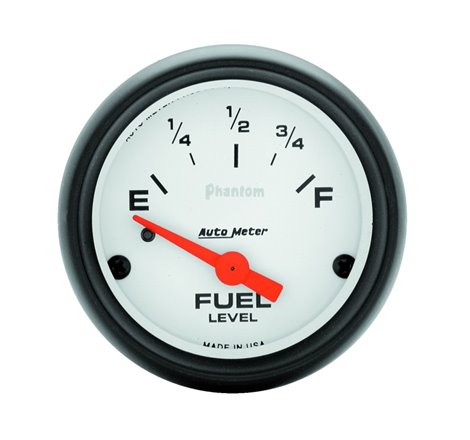 Autometer Phantom 52mm Short Sweep Electric Fuel Level Gauge