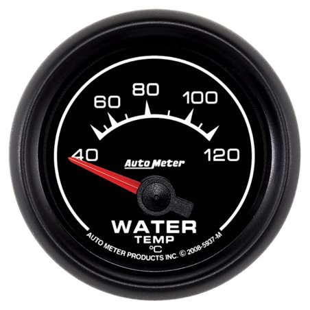 Autometer ES 52mm 40-120 Deg C Short Sweep Electric Water Temperature Gauge