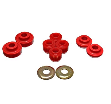 Energy Suspension 86-95 Ford Taurus Red Front Strut Rod Bushing Set