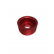 Torque Solution Lightweight Alternator Pulley (Red): Hyundai Genesis Coupe 3.8 2010+