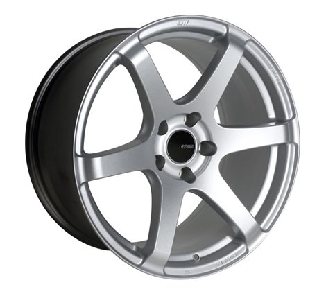 Enkei T6S 18x9.5 45mm Offset 5x100 Bolt Pattern 72.6 Bore Matte Silver Wheel