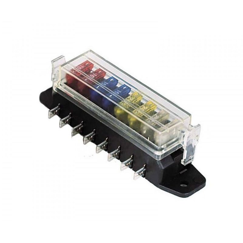 Hella 8-Way Lateral Single Fuse Box