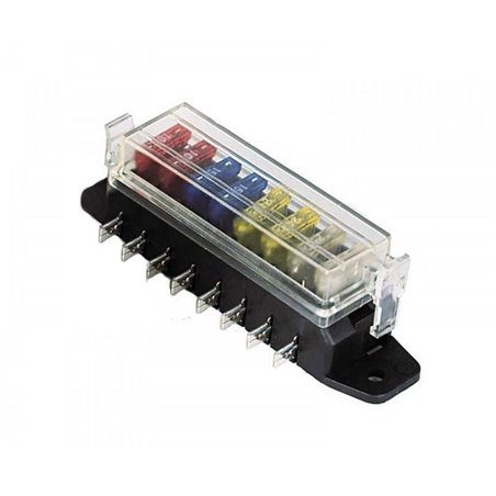 Hella 8-Way Lateral Single Fuse Box