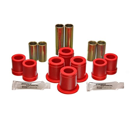 Energy Suspension 1980-86 Nissan 720 Truck 2WD/4WD Red Front Control Arm Bushing Set