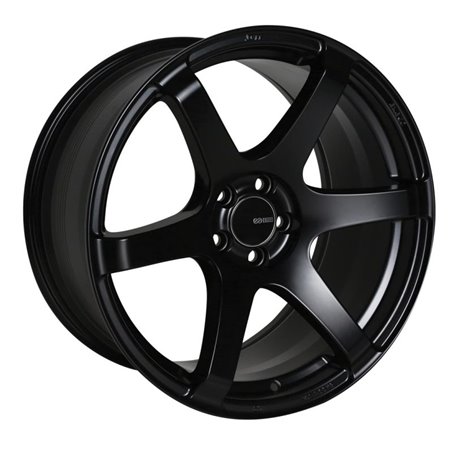 Enkei T6S 17x8 35mm Offset 5x114.3 Bolt Pattern 72.6 Bore Matte Black Wheel