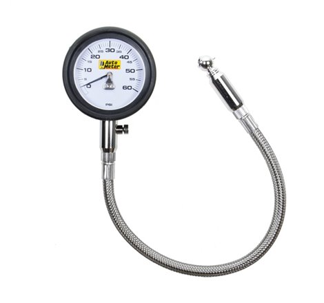 Autometer NASCAR Performance 60PSI Lo-Pressure Tire Pressure Gauge