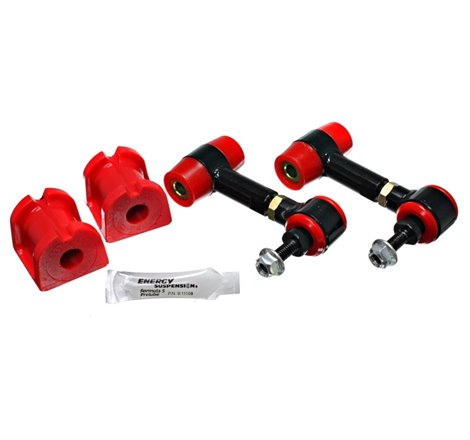 Energy Suspension 08-14 Subaru WRX Red 16mm Rear Sway Bar Bushing and Endlink Set