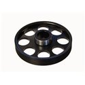 Torque Solution Lightweight Crank Pulley (Black): Hyundai Genesis Coupe 3.8 2010+