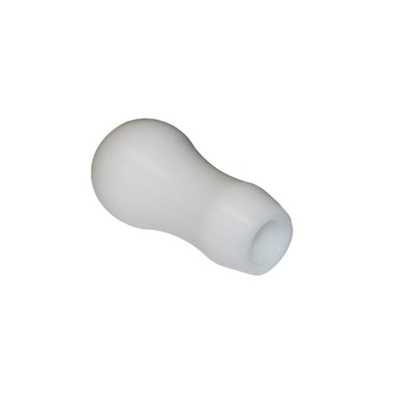 Torque Solution Delrin Tear Drop Tall Shift Knob (White): Universal 10x1.5