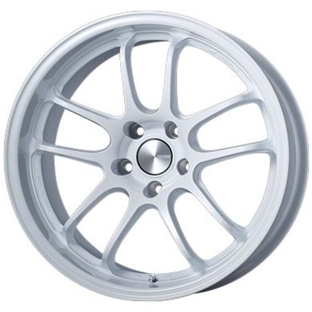 Enkei PF01EVO 18x9.5 15mm Offset 5x120 72.5mm Bore Pearl White Wheel Special Order / No Cancel