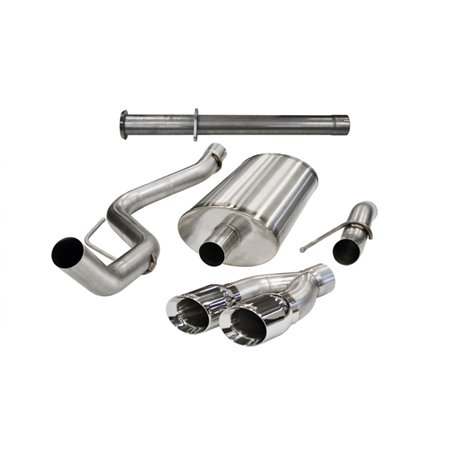 Corsa 11-13 Ford F-150 Raptor 6.2L V8 133in Wheelbase Polished Xtreme Cat-Back Exhaust