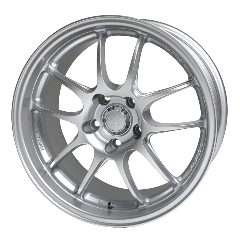 Enkei PF01 18x9 5x114.3 35mm Offset 75 Bore Dia Silver Wheel