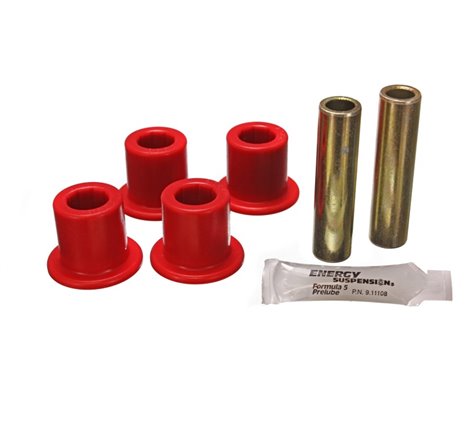 Energy Suspension 74-79 Ford Various Trucks Rear Spring-Frame Shackle Bushings Only - Red