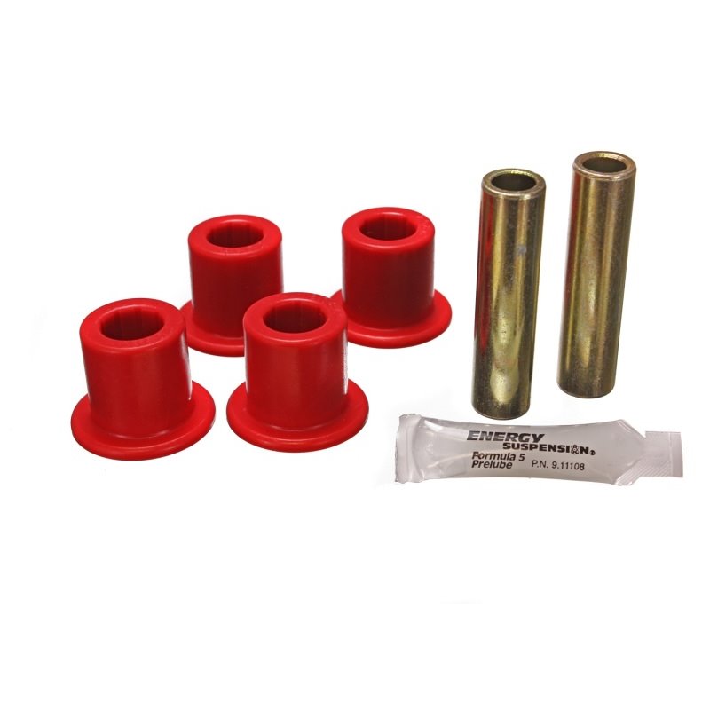 Energy Suspension 74-79 Ford Various Trucks Rear Spring-Frame Shackle Bushings Only - Red