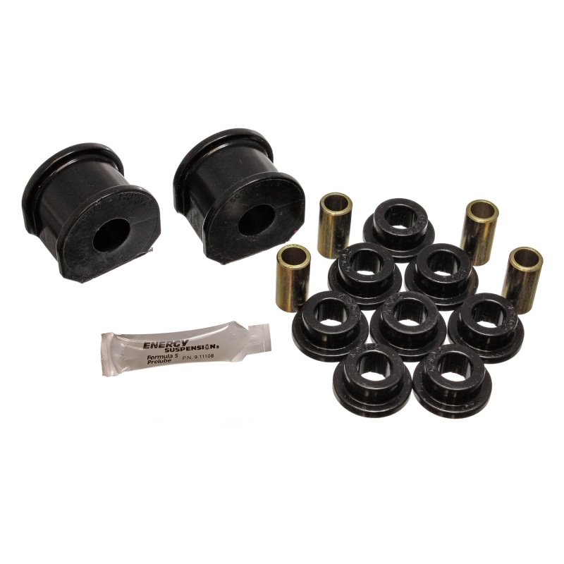 Energy Suspension Ford Truck 3/4in Dia 2in Tall inAin Style Rear Sway Bar Bushing Set - Black