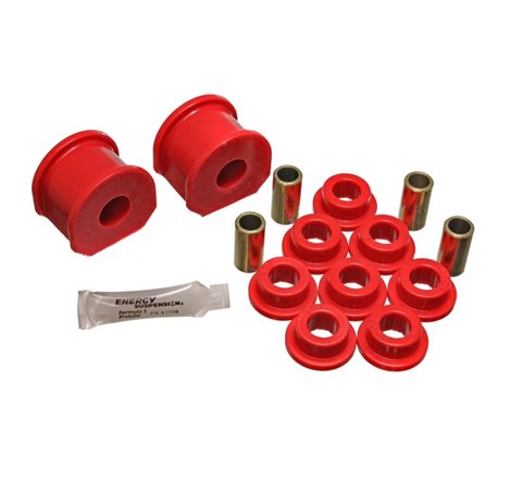 Energy Suspension Ford Truck 3/4in Dia 2in Tall inAin Style Rear Sway Bar Bushing Set - Red