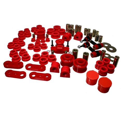 Energy Suspension 08-12 Subaru Impreza WRX Red Hyper-Flex Master Bushing Set