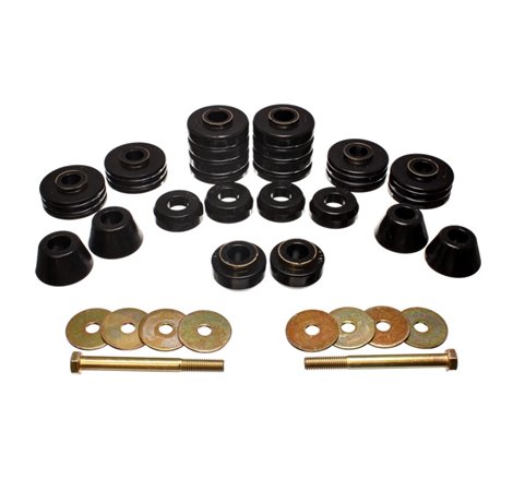 Energy Suspension Black Body Cab Mount Set for 73-80 GM C/K-10/20/30 C/K1500/2500/3500