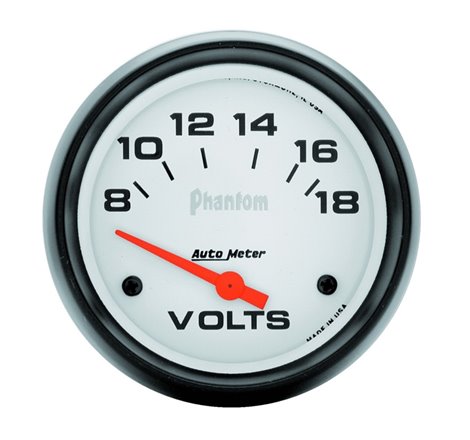 Autometer Phantom 2-5/8in 8-18V SSE Voltmeter