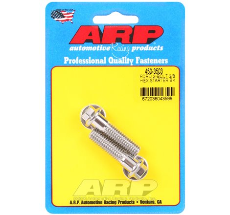 ARP Ford SS 2-Bolt 3/8in Hex Starter Bolt Kit