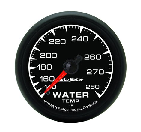 Autometer ES 52mm 140-280 Deg F Mechanical Water Temperature Gauge