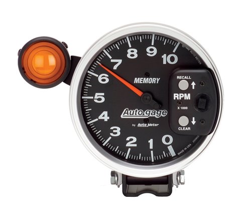 Autometer 5 inch 10K RPM w/ Monster Shift Lite / Memory Pedestal Tachometer