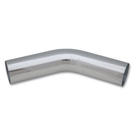 Vibrant 3.25in O.D. Universal Aluminum Tubing (45 Degree) 3.25in CLR 5in Leg Length