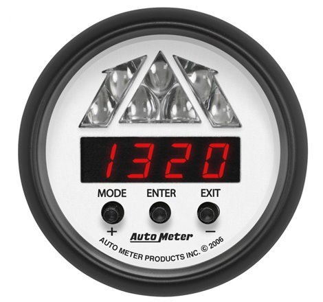 Autometer Phantom 2-1/16in Digital Pro Shift System Shift Light Level 1 Gauge