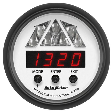 Autometer Phantom 2-1/16in Digital Pro Shift System Shift Light Level 1 Gauge