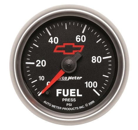 Autometer Sport-Comp II GM 52mm 0-100 PSI Full Sweep Electronic Fuel Pressure Gauge