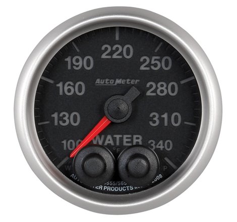 Autometer Elite 52mm 100-340 Deg F Water Temperature Peak and Warn Gauge w/ Electonic Control