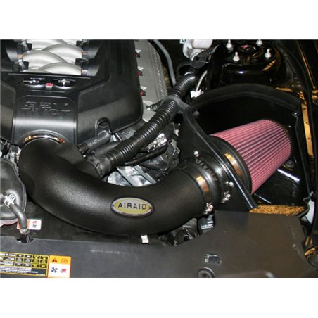 Airaid 11-14 Ford Mustang GT 5.0L Race Only (No MVT) MXP Intake System w/ Tube (Oiled / Red Media)