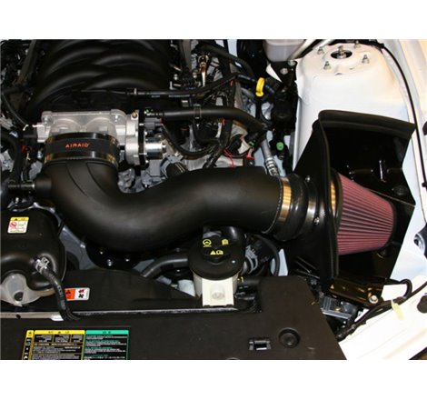 Airaid 05-09 Ford Mustang 4.6L Race Only (No MVT) MXP Intake System w/ Tube (Oiled / Red Media)