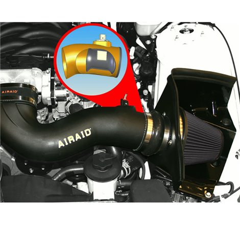 Airaid 05-09 Mustang GT 4.6L MXP Intake System w/ Tube (Dry / Black Media)