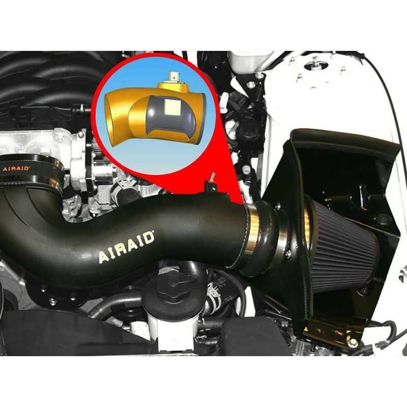 Airaid 05-09 Mustang GT 4.6L MXP Intake System w/ Tube (Dry / Black Media)