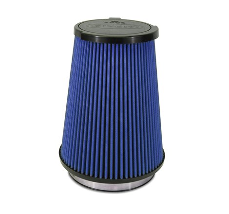 Airaid 10-14 Ford Mustang Shelby 5.4L Supercharged Direct Replacement Filter - Oiled / Blue Media