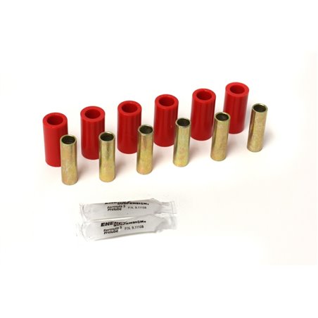 Energy Suspension Cj Sprg Bush/ Frt Or Rr - Red