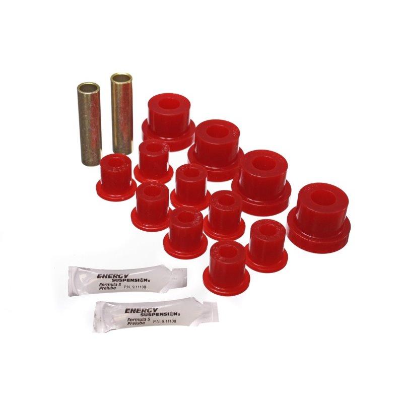 Energy Suspension Cj Frt Sprg Bush - Red