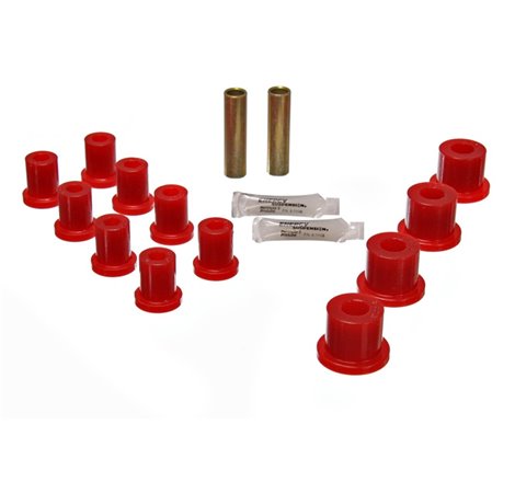 Energy Suspension Jeep Spring Bushing Set - Red