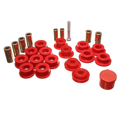 Energy Suspension Control Arm Bushings - Front - Red