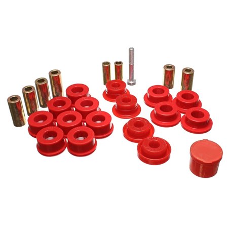 Energy Suspension Control Arm Bushings - Front - Red