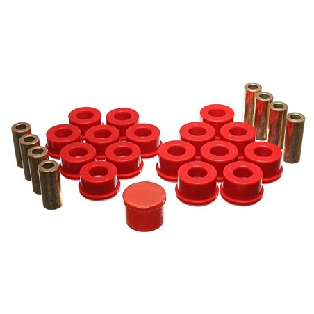 Energy Suspension Control Arm Bushings - Rear - Red