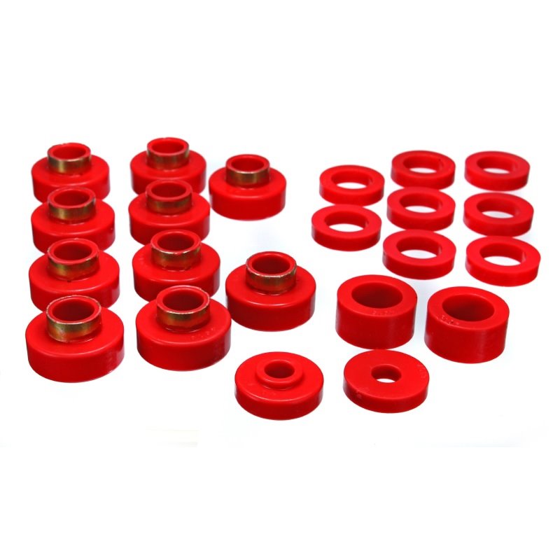 Energy Suspension Cj5-7 Body Mounts - Red